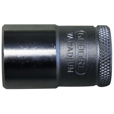 Gedore 1/2 in Drive 27mm Standard Socket, 6 point, 41.5 mm Overall Length