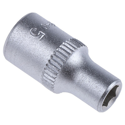 RS PRO 1/4 in Drive 5mm Standard Socket, 6 point