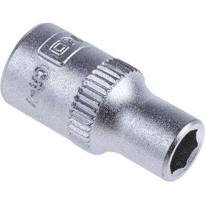 RS PRO 1/4 in Drive 5.5mm Standard Socket, 6 point