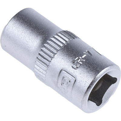 RS PRO 1/4 in Drive 7mm Standard Socket, 6 point