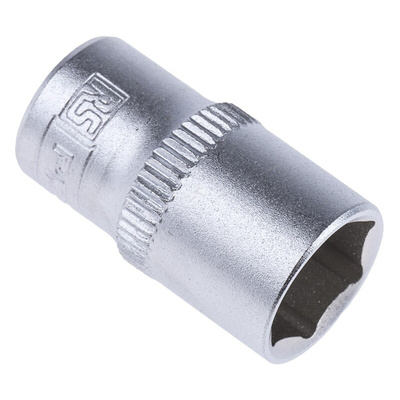 RS PRO 1/4 in Drive 10mm Standard Socket, 6 point