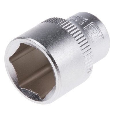 RS PRO 1/4 in Drive 14mm Standard Socket, 6 point