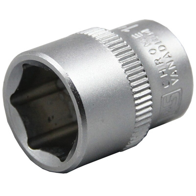 RS PRO 1/4 in Drive 14mm Standard Socket, 6 point