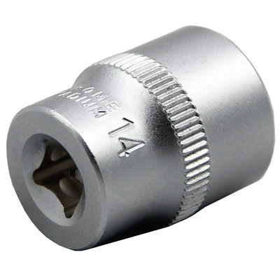 RS PRO 1/4 in Drive 14mm Standard Socket, 6 point