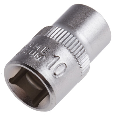 RS PRO 3/8 in Drive 10mm Standard Socket, 12 point