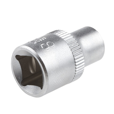RS PRO 3/8 in Drive 8mm Standard Socket, 12 point
