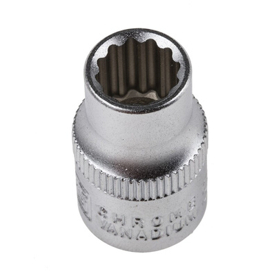 RS PRO 3/8 in Drive 9mm Standard Socket, 12 point
