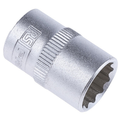 RS PRO 3/8 in Drive 13mm Standard Socket, 12 point