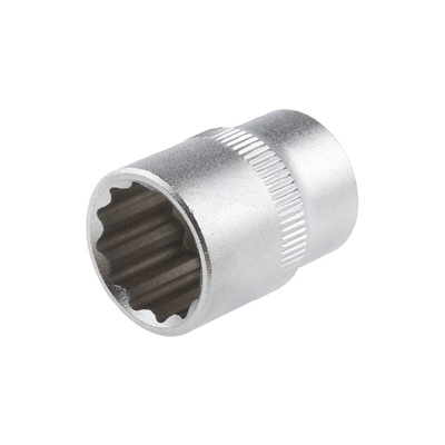 RS PRO 3/8 in Drive 15mm Standard Socket, 12 point