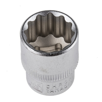 RS PRO 3/8 in Drive 16mm Standard Socket, 12 point
