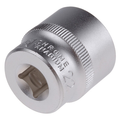 RS PRO 3/8 in Drive 22mm Standard Socket, 12 point