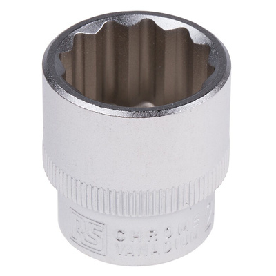 RS PRO 3/8 in Drive 20mm Standard Socket, 12 point