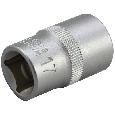RS PRO 1/2 in Drive 17mm Standard Socket, 12 point