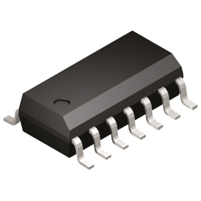 ADCMP393ARZ Analog Devices, Quad Comparator, Open Drain O/P, 0.15/1.1μs Rise/Fall, 2.3 → 5.5 V 14-Pin SOIC