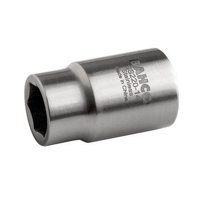 Bahco 1/4 in Drive 4.5mm Standard Socket, 6 point, 25 mm Overall Length