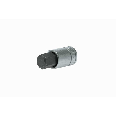 Teng Tools 1/2 in Drive Bit Socket, Hex Bit, 17mm