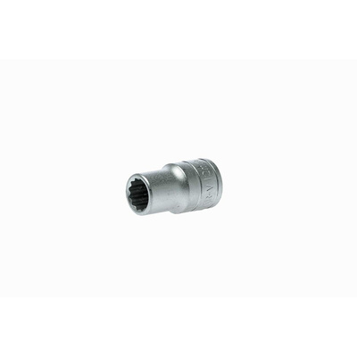 Teng Tools 1/2 in Drive 12mm Standard Socket, 12 point, 38 mm Overall Length