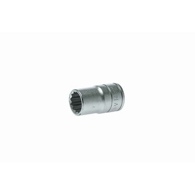 Teng Tools 1/2 in Drive 14mm Standard Socket, 12 point, 38 mm Overall Length
