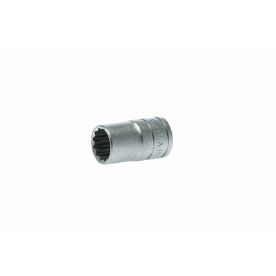 Teng Tools 1/2 in Drive 15mm Standard Socket, 12 point, 38 mm Overall Length
