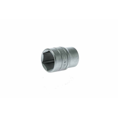 Teng Tools 1/2 in Drive 22mm Standard Socket, 6 point, 40 mm Overall Length