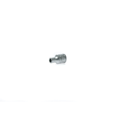 Teng Tools 1/4 in Drive 4mm Standard Socket, 6 point, 25 mm Overall Length