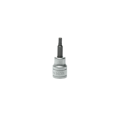 Teng Tools 3/8 in Drive Bit Socket, Hex Bit, 4mm