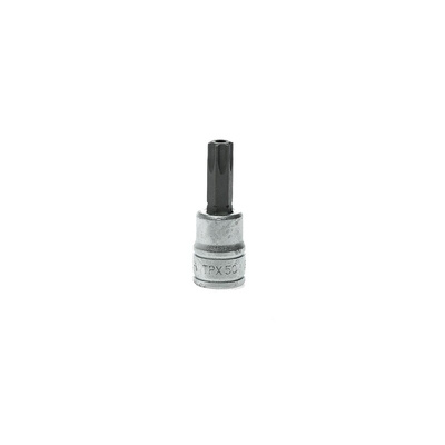Teng Tools 3/8 in Drive Bit Socket, Tamperproof Torx Bit, T50