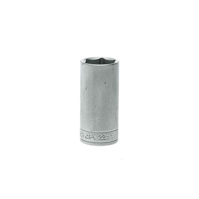 Teng Tools 3/8 in Drive 22mm Deep Socket, 6 point, 45.5 mm Overall Length