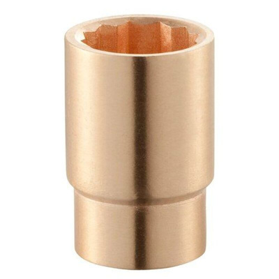 Facom 3/4 in Drive 24mm Standard Socket, 12 point, 55 mm Overall Length
