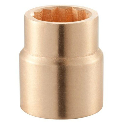 Facom 1 in Drive 46mm Standard Socket, 12 point, 75 mm Overall Length