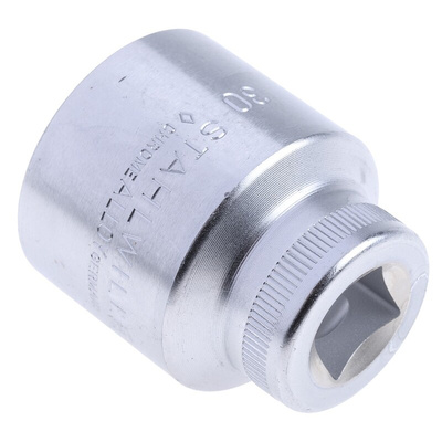 STAHLWILLE 1/2 in Drive 30mm Standard Socket, 12 point, 45 mm Overall Length