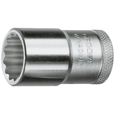 Gedore 1/2 in Drive 8mm Standard Socket, 12 point, 38 mm Overall Length
