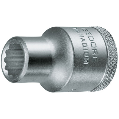 Gedore 1/2 in Drive 8mm Standard Socket, 12 point, 38 mm Overall Length