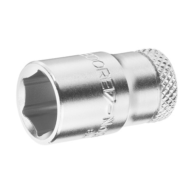 Gedore 1/4 in Drive 5mm Standard Socket, 6 point, 25 mm Overall Length