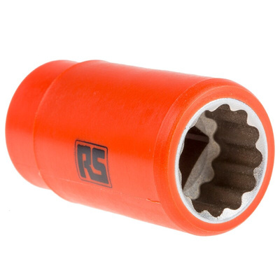 ITL Insulated Tools Ltd 1/2 in Drive 18mm Insulated Standard Socket, 12 point, VDE/1000V, 50 mm Overall Length