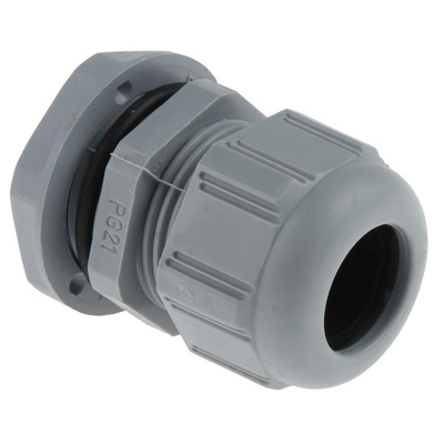 Legrand PG 21 Cable Gland With Locknut, Polyamide, IP68