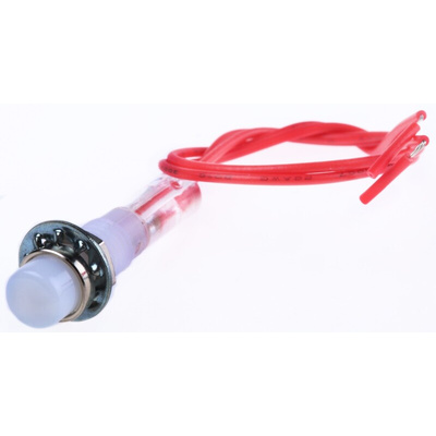 CAMDENBOSS Orange Panel Mount Indicator, 240V, 6.4mm Mounting Hole Size, Lead Wires Termination