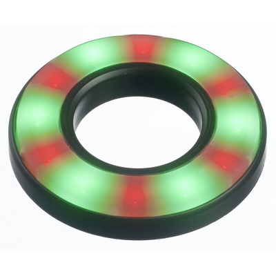 APEM Green Panel Mount Indicator, 12 → 24V dc, 19.1mm Mounting Hole Size, Lead Wires Termination, IP67