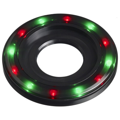 APEM Green, Red Panel Mount Indicator, 12 → 24V dc, 22.2mm Mounting Hole Size, Lead Wires Termination, IP67