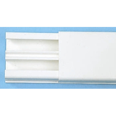 Legrand White Mini Trunking, W12.5 mm x D32mm, L2.1m, PVC