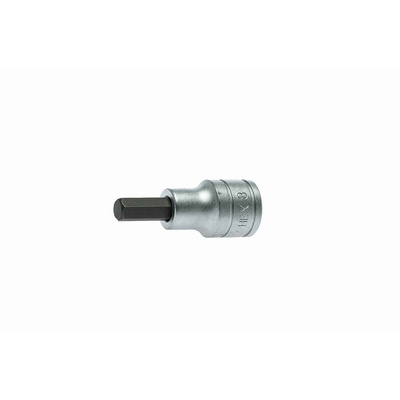 Teng Tools 1/2 in Drive Bit Socket, Hex Bit, 8mm