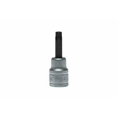 Teng Tools 3/8 in Drive Bit Socket, Tamperproof Torx Bit, T40