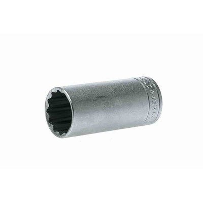 Teng Tools 1/2 in Drive 27mm Deep Socket, 12 point, 79 mm Overall Length