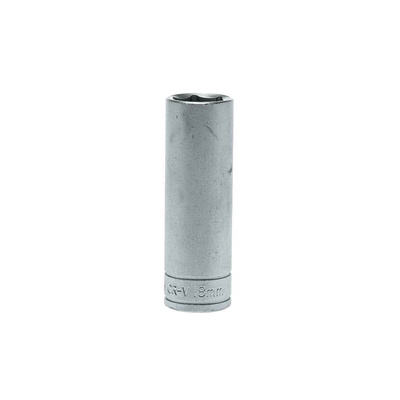 Teng Tools 1/2 in Drive 18mm Deep Socket, 6 point, 79 mm Overall Length