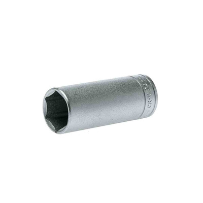 Teng Tools 1/2 in Drive 24mm Deep Socket, 6 point, 79 mm Overall Length