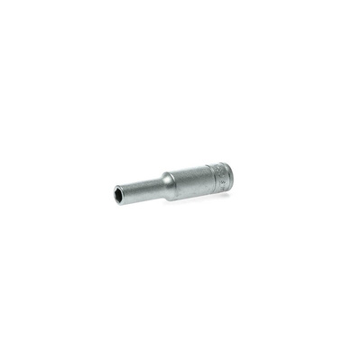 Teng Tools 1/4 in Drive 5mm Deep Socket, 6 point, 49.5 mm Overall Length