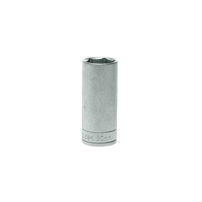 Teng Tools 3/8 in Drive 20mm Deep Socket, 6 point, 45.5 mm Overall Length