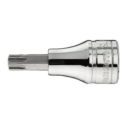 Facom 3/8 in Drive Bit Socket, Torx Bit, T50, 52.5 mm Overall Length