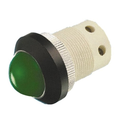 Signal Construct Green Panel Mount Indicator, 24 → 28V, 22mm Mounting Hole Size