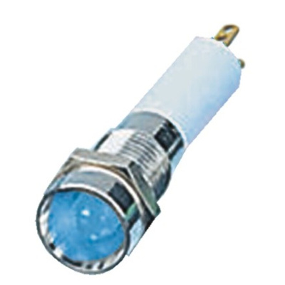 CML Innovative Technologies Blue Panel Mount Indicator, 12V, 8mm Mounting Hole Size
